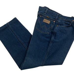 WRANGLER Men's Denim Jeans Size 38x28* Style 936PWD Cowboy Cut Straight Leg